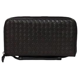 Bottega Veneta-Bottega Veneta Zip around wallet-Brown