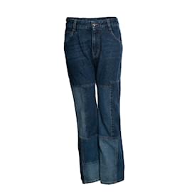 Chloé, jeans patchwork blu Blu