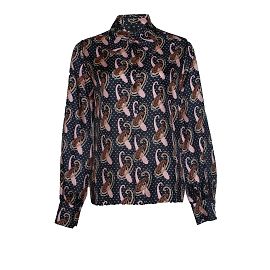 Etro, blouse stampata paisley Nero Rosa