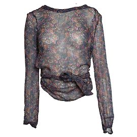 Ba&sh, blouse avvolgente Danny con stampa floreale Multicolore