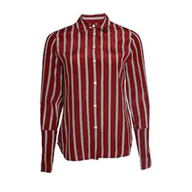 Autre Marque FRAME, camicia a righe rossa Rosso