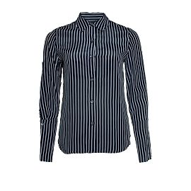 Autre Marque FRAME, camisa listrada em azul e branco Branco Azul