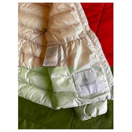 Moncler-Blousons, manteaux filles-Rose