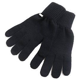 DSQUARED2 Wool Knit Gloves for Men Black Black