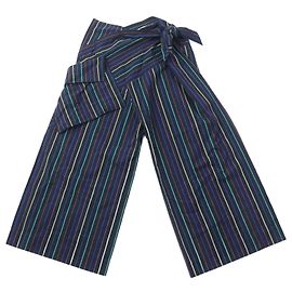 Pantalones anchos de lino Issey Miyake IL13FF313 Multicolor