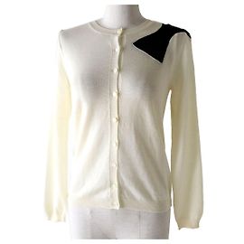 RED VALENTINO Punkt Spitze Band Strickjacke XS Andere
