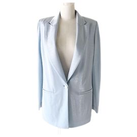Emporio Armani Glitzerjacke hellblau Hellblau