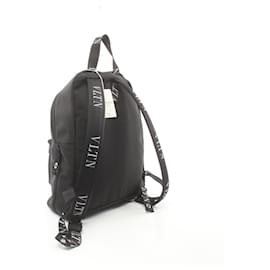 Autre Marque-Valentino VLTN Nylon Backpack Black/White-Other