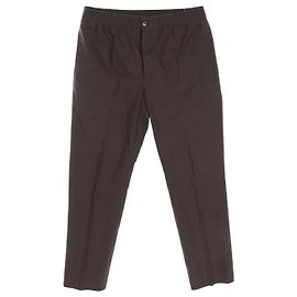Hermès Calças de algodão Hermes Marrom