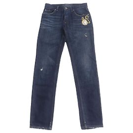Dolce & Gabbana Cotton Distressed Denim Jeans Blue 44 Other