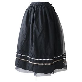 COMME des GARCONS TB-S205 Wrap Skirt Black S Black