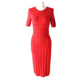 Versace Strickkleid Rot 42 Italien Rot
