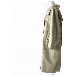 Autre Marque-ENFOLD Dry Stretch Oversized Trench Coat Beige-Other