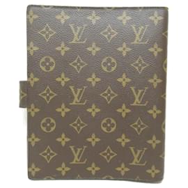 Autre Marque-Louis Vuitton Agenda GM Notebook Cover Monogram Brown-Other