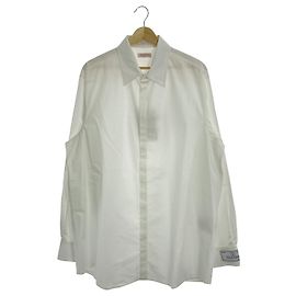 Camicia in cotone a maniche lunghe Valentino bianca Bianco