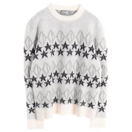 Dior 413M638AT778 Wool Knit Grey