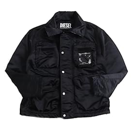 Autre Marque-DIESEL Men's Fleece-Lined Padded Jacket Black L-Other