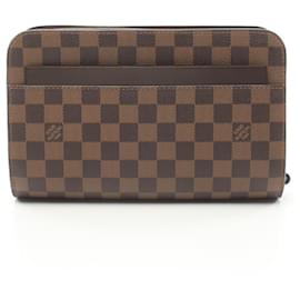 Autre Marque-Louis Vuitton Damier Ebene Clutch Bag N51993-Other