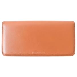 Autre Marque-J&M Davidson Leather Long Wallet Brown-Other