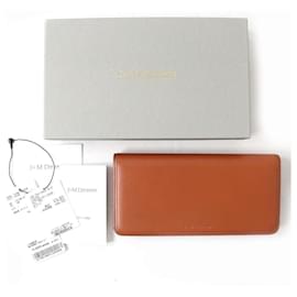 Autre Marque-J&M Davidson Leather Long Wallet Brown-Other
