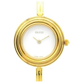 Autre Marque-Gucci Change Bezel Watch Gold Plated Quartz-Other
