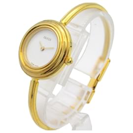 Autre Marque-Gucci Change Bezel Watch Gold Plated Quartz-Other