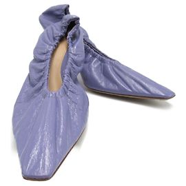 Pompes en cuir violettes Bottega Veneta Violet