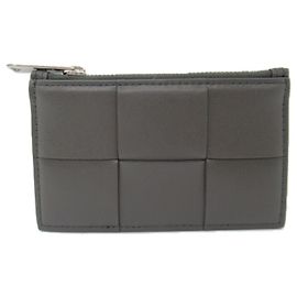 Bottega Veneta Calf Leather Card Case 749456 Grey
