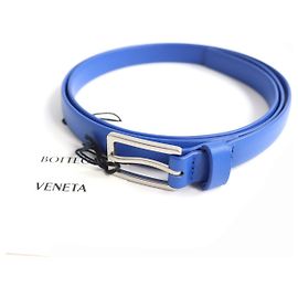 Bottega Veneta Leather Belt Blue