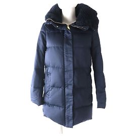 Giacca in piuma con cappuccio Mackintosh per donne, blu navy Blu navy