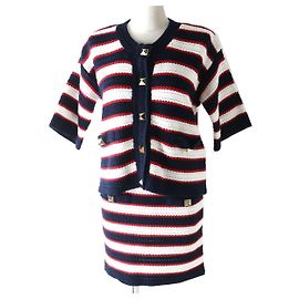 Valentino Strickjacke/Rock-Set mit Nietenknopf XXS/S Andere