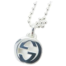 Collar de Plata Gucci Interlocking G 479221 Plata