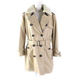 Abrigo Trench Coach F76255 Beige Mujer Beige