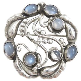 Autre Marque Georg Jensen offizieller Produktname Silberbrosche Silber