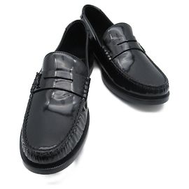 Yves Saint Laurent Saint Laurent Patent Loafers Black 670231 Black