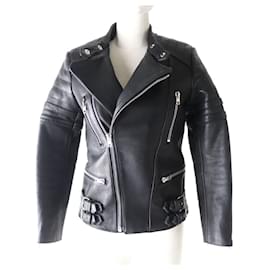Autre Marque UNUSED Thinsulate Leather Jacket Black