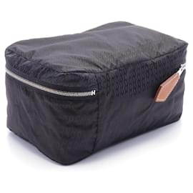 Autre Marque-Hermes Nylon Mini Pouch Black-Other