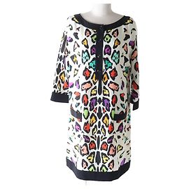 Missoni Silk Leopard Pattern Dress Multicolor Multiple colors