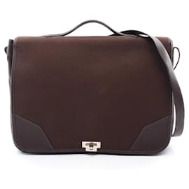 Hermès-Hermes Victoria Shoulder Bag-Brown