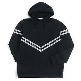 Givenchy Chain Print Pullover Hoodie Black S Black