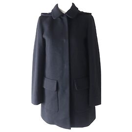 MIU MIU Miu Miu Wool Coat Black