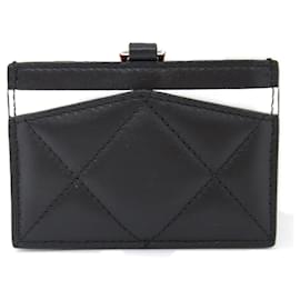 Alexander Mcqueen-Alexander McQueen Leather Card Case-Black