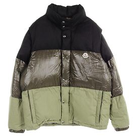 Moncler AVEILLAN Wool Cotton Down Jacket Other