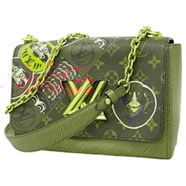 Louis Vuitton-Louis Vuitton Monogram Epi Twist MM Shoulder Bag-Brown,Khaki