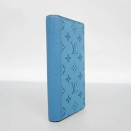 Louis Vuitton-Louis Vuitton Long Wallet Taigarama Portefeuille Brazza NM M30757-Blue