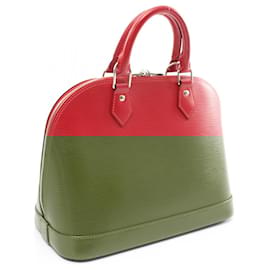 Autre Marque-Louis Vuitton Alma Epi Red Leather Handbag M4058E-Other