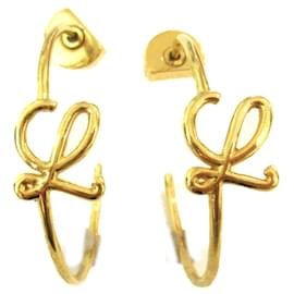 Autre Marque-Loewe Gold Plated Earrings Jewelry-Other