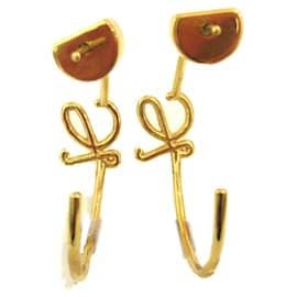 Autre Marque-Loewe Gold Plated Earrings Jewelry-Other