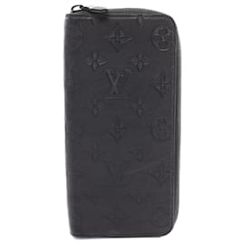 Autre Marque-Louis Vuitton Zippy Wallet Monogram Shadow Black-Other