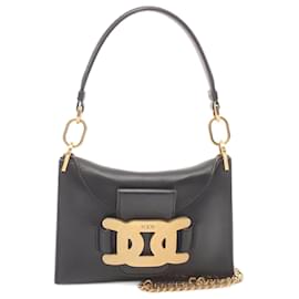 Tod's-Tod's Kate Leather Handbag Black-Black